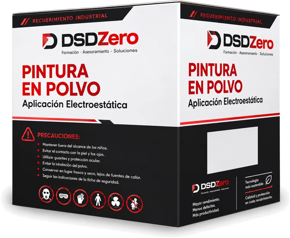 Caja con la imagen de DSDZero, símbolo del conocimiento técnico que la empresa comparte con sus clientes